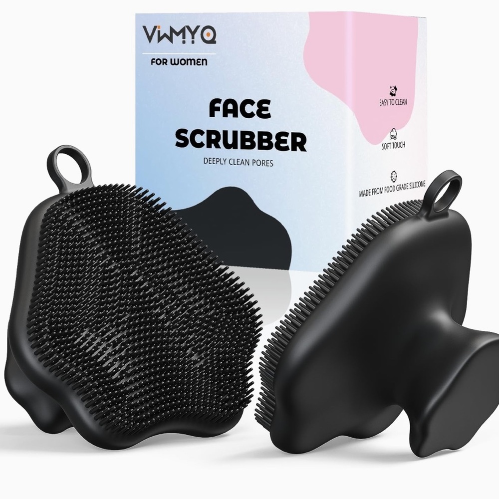 💎 VWMYQ Silicone Face Scrubber Exfoliating Face Scrubber Acne & Deep Skin Care